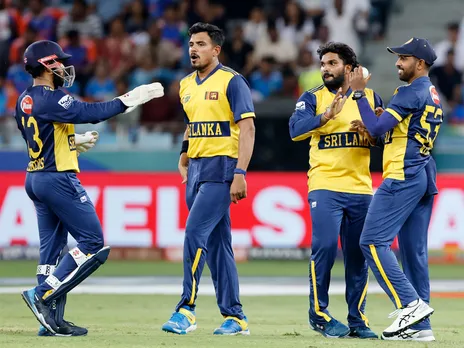 Sri Lanka team (Photo/ANI)