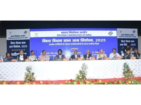 Election Commission’s meeting with Heads/Nodal Officers of Enforcement Agencies (Photo/@ECISVEEP on X)