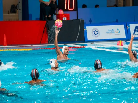India in action against Thailand. (Photo: SFI)
