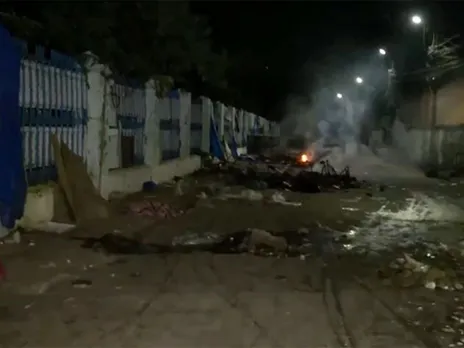 Aftermath of violence (Photo/ANI)