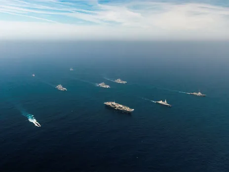 UK Fleet in Exercise Konkan (Photo/X@UKDefenceIndia)