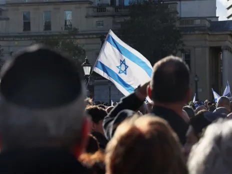 A pro-Israel protest in UK (File photo/Reuters)