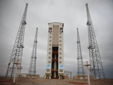 Iranian satellite carrier named "Simorgh" is seen in an undisclosed location in Iran, in this handout image obtained on January 28, 2024. (Photo/ Reuters)