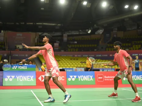 Indian players in action during BWF World Junior Championships. (Photo/BAI)