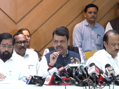 Maharashtra CM Devendra Fadnavis and Deputy CMs Eknath Shinde and Ajit Pawar (Photo/Maharashtra CMO)