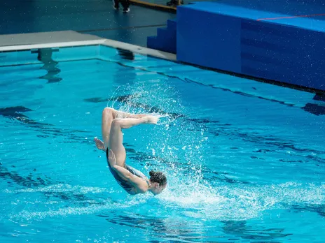 Player in action during the tournament (Photo: SFI)