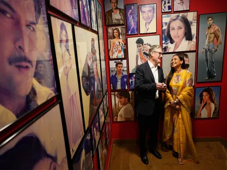 UK PM Keir Starmer and actor Rani Mukerji (Image source: Reuters)