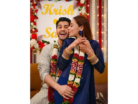 Saaraa Khan, Krish Pathak (Photo/instagram/@ssarakhan)