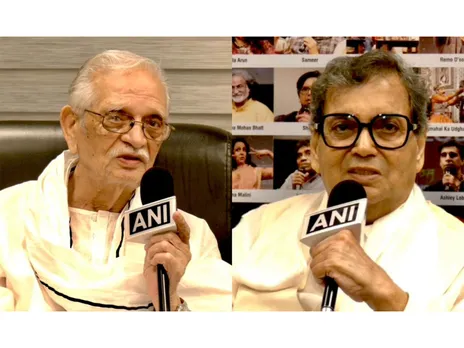 Gulzar (R), Subhash Ghai (L) (Photo/ANI)