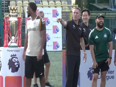 Michael Owen during the Premier League event (Photo/ANI)