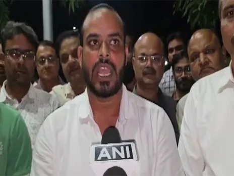 Chhindwara Chemist Association President Santosh Chore. (Photo/ANI)