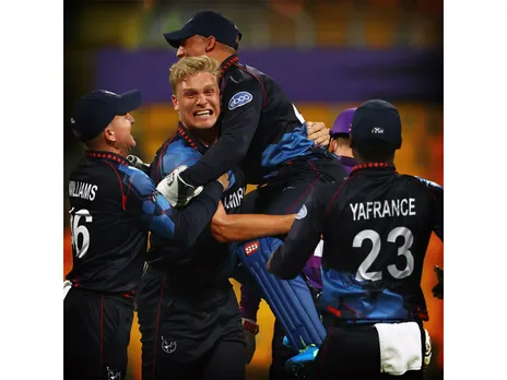 Namibia team (Photo/ANI)