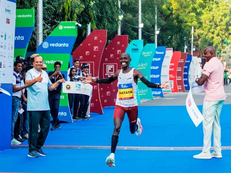 Kenyan runner Alex Nzioka Matata (Photo: Delhi Half Marathon)