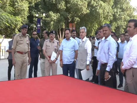 Rajasthan CM Bhajanlal Sharma reviews preparations ahead of Amit Shah’s visit in Jaipur (Photo/ANI)