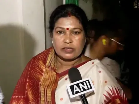 Snehangini Chhuria, Biju Janata Dal (BJD) candidate for Nuapada Assembly by-election (Photo/ANI)