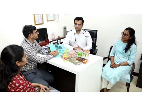 A doctor at Aditya Birla Hospital, Gujarat (Photo/ANI)