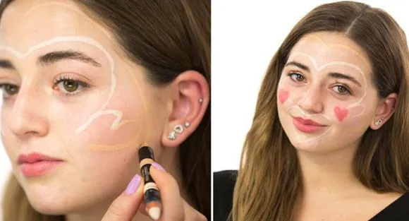 Heart contouring is the new beauty trend of 2016