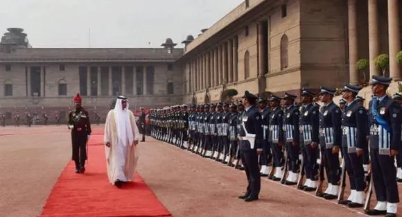 Abu Dhabi's Crown Prince accorded ceremonial welcome