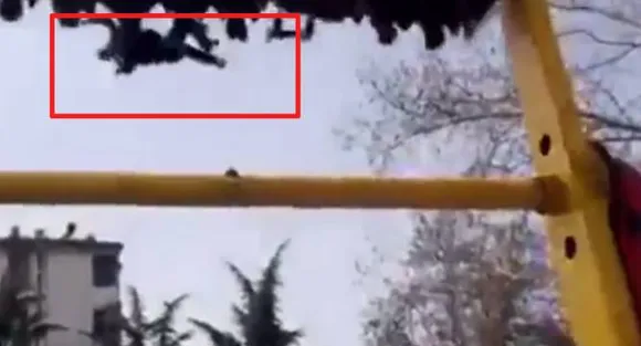 Stay safe in China; Park ride accident is scary | VIDEO