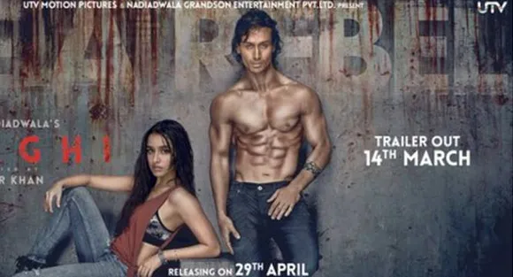 Baaghi poster: Shraddha Kapoor, Tiger Shroff take hotness to new high
