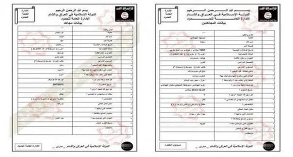 LEAKED: ISIS entrance test paper with 23 questions and names of 22000 Islamic State militants