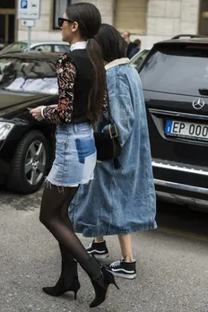 Patchwork Jeans is the new denim street style