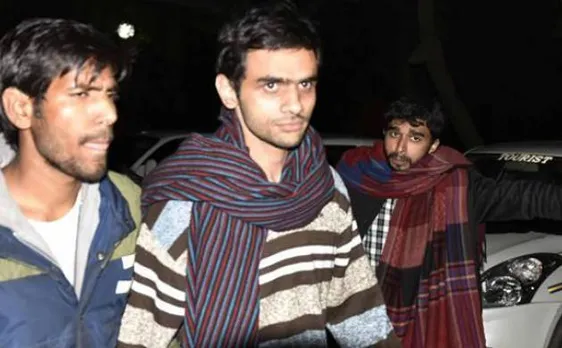 Umar Khalid, Anirban Bhattacharya walk out of Tihar after getting bail