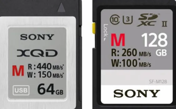 Sony launches new range of XQD and SD storage cards for professional photographers 