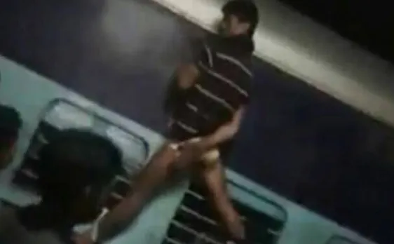 SHOCKING! Man tied to window of moving train, stripped and beaten, for drinking water