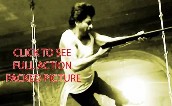 Shah Rukh Khan flies in kickass action picture from the sets of Raees