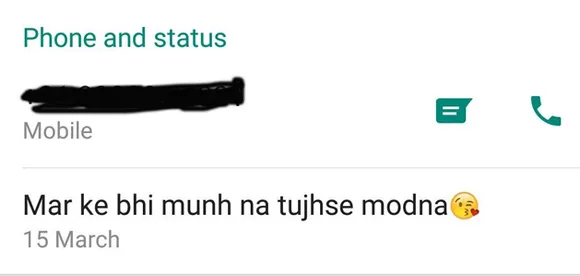 'Mar ke bhi muh na tujhse modna': Pratyusha Banerjee's last WhatsApp status