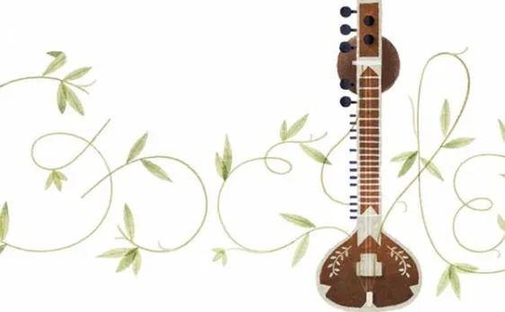 Google Doodle on Pt Ravi Shankar on his 96 birth anniversary