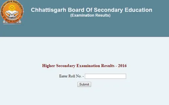 CGBSE Chhattisgarh Class 12th Board Result 2016 announced; check merit list at CGBSE.net and CGBSE.nic.in
