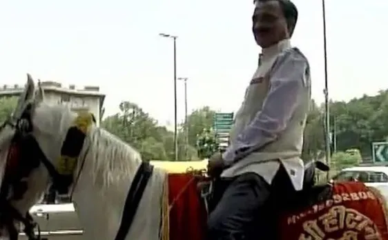 Odd-Even Scheme: One MP rides horse, other opts cycle to Parliament