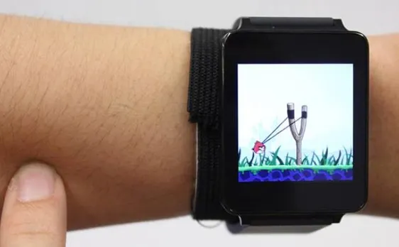 Special 'ring' turns arm into smartwatch touchpad