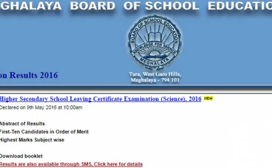 MBOSE HSSLC Class 12th exam results 2016 declared: Here are the toppers