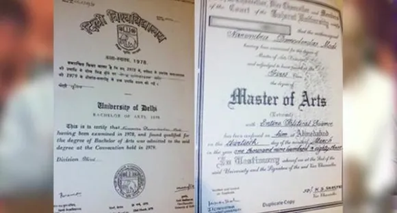 PM Narendra Modi degree row: BJP uploads certificates on public domain, AAP reacts