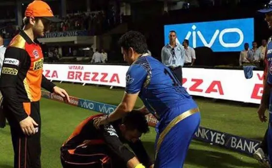 IPL 2016: Yuvraj Singh touches Sachin Tendulkar's feet after vital knock against Mumbai Indians 