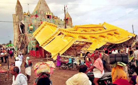 Rain, squall lash Kumbh area; 3 hurt as tree falls on them