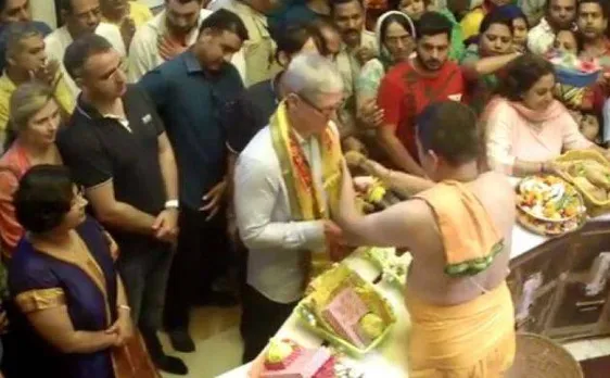 Tim Cook in India: Apple CEO visits Siddhivinayak Temple in Mumbai