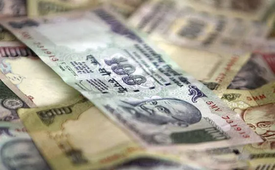 Rupee ends at over 2-1/2 month low, down 8 paise to 67.44