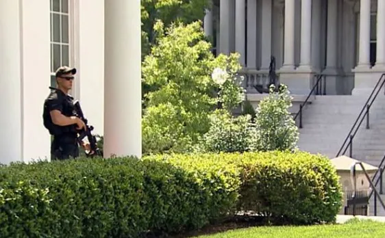 White House on lockdown after police report shooting nearby