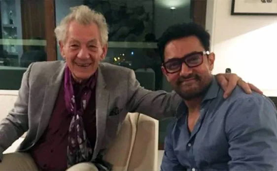Aamir Khan dines with Ian McKellen