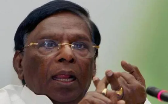 V Narayanasamy stakes claim to form govt in Puducherry