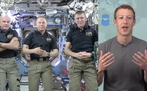 Mark Zuckerberg holds Facebook Live chat with ISS astronauts