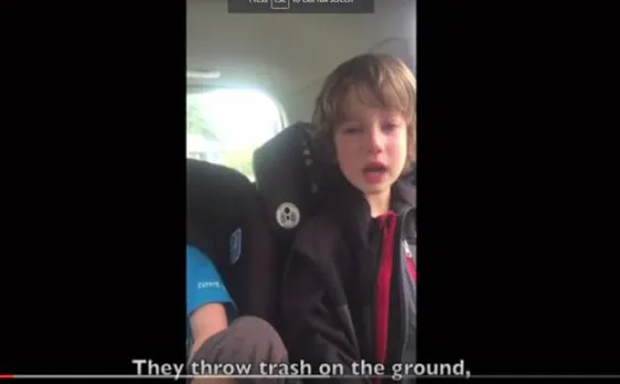 'Dumb people' wrecking the earth, says 6-year-old boy who pledges to save environment