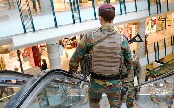 Man with fake suicide belt arrested at Brussels shopping centre after bomb alert
