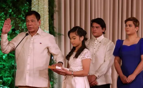 Rodrigo Duterte sworn in as 16th Philippine president