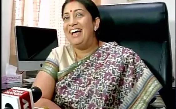 'Kuch toh log kahenge...,' says new Textile Minister Smriti Irani; updates Twitter profile