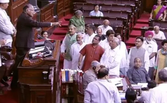 RS adjourns thrice as Opposition protests attacks on Dalits in Gujarat